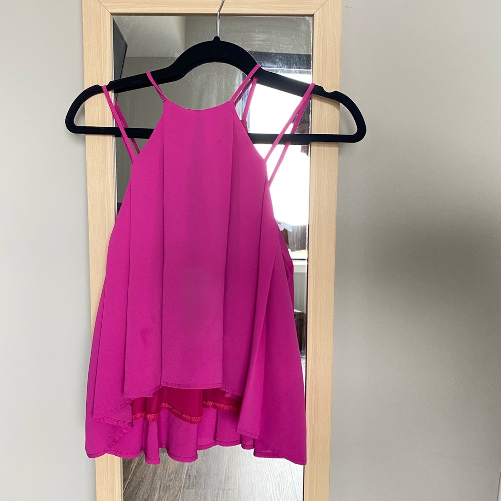 Fab’rik hot pink tank/blouse